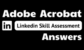 adobe acrobat linkedin quiz answers