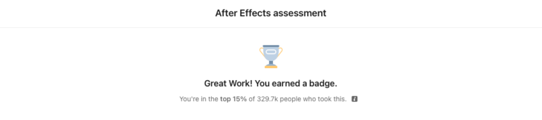 adobe after effects linkedin quiz answers - Theanswershome