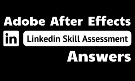 adobe after effects linkedin quiz answers