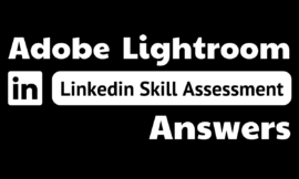 adobe lightroom linkedin quiz answers