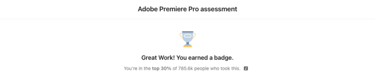 adobe premiere pro linkedin quiz answers - Theanswershome