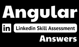 angular linkedin assessment answers