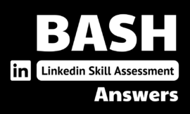 bash linkedin assessment answers