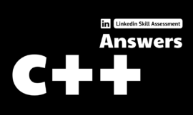 c++ linkedin assessment answers