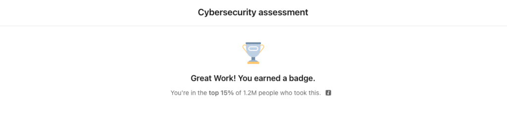 cybersecurity linkedin assessment answers_theanswershome