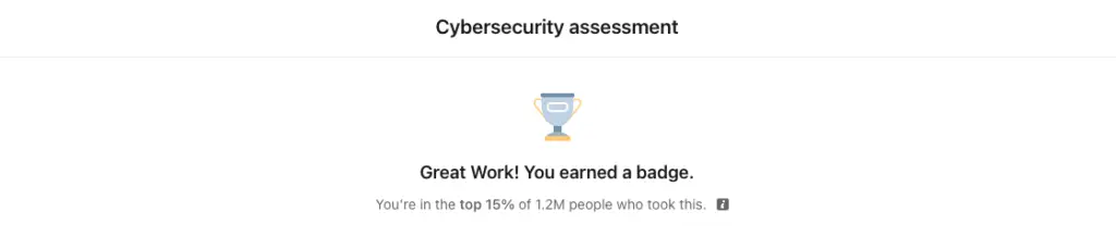 cybersecurity linkedin assessment answers_theanswershome