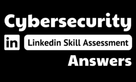 cybersecurity linkedin assessment answers