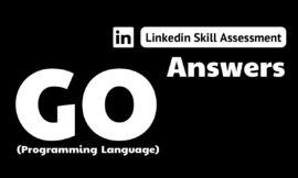 go programming language linkedin assessment answers