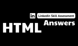 html linkedin assessment answers