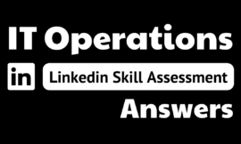 it operations linkedin assessment answers