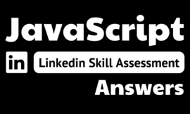 javascript linkedin assessment answers