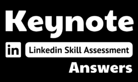 keynote linkedin assessment answers