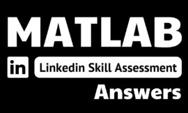 matlab linkedin quiz answers