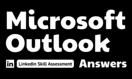 microsoft outlook linkedin quiz answers