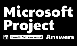 microsoft project linkedin quiz answers