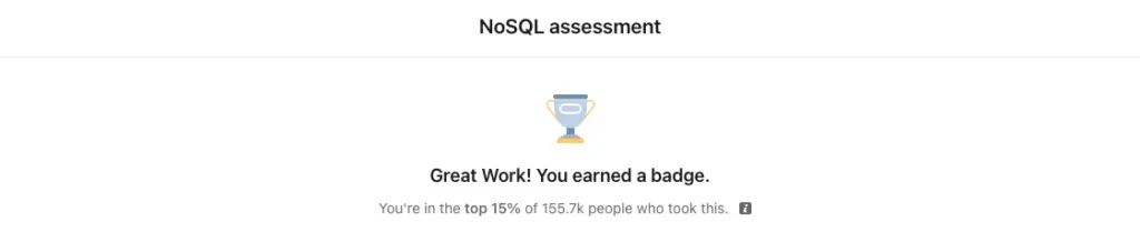 nosql linkedin assessment answers_theanswershome