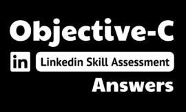 objective c linkedin assessment answers