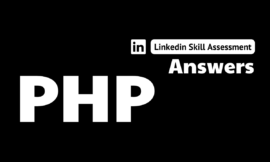 php linkedin assessment answers