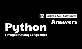 python linkedin assessment answers