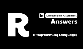 r linkedin assessment answers