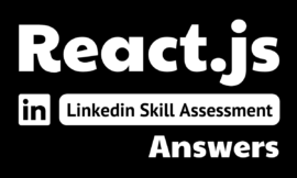 react js linkedin assessment answers
