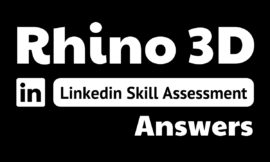 rhino 3d linkedin assessment answers