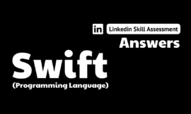 swift linkedin assessment answers