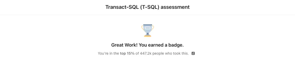 t-sql linkedin assessment answers_theanswershome