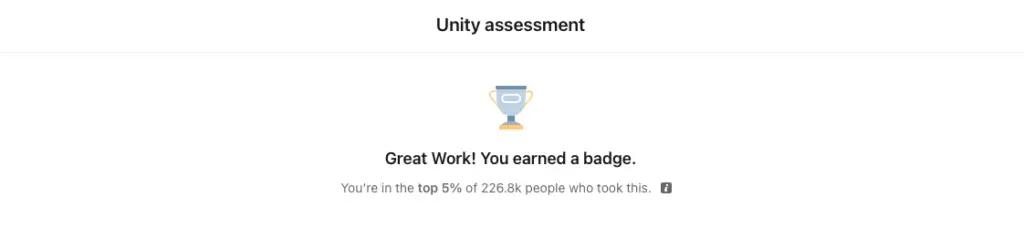 unity linkedin assessment answers_theanswershome