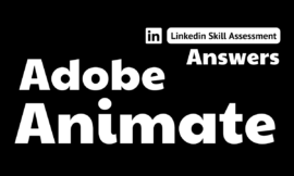 adobe animate linkedin assessment answers