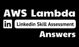 aws lambda linkedin assessment answers