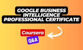 google business intelligence professional certificate answers