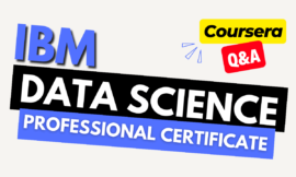 ibm data science professional certificate answers