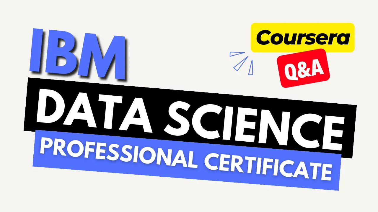 ibm data science professional certificate answers