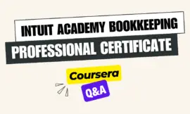 intuit academy bookkeeping professional certificate answers