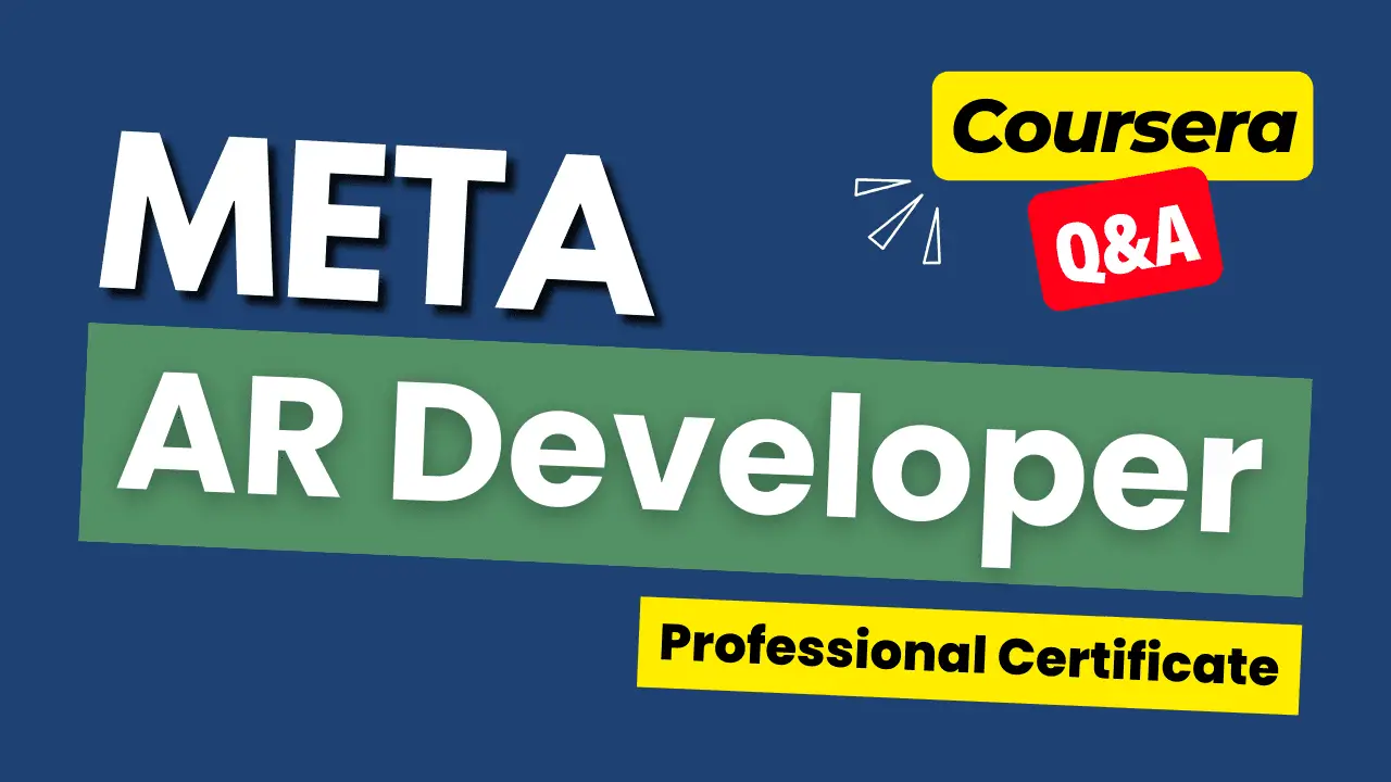 meta ar developer professional certificate answers