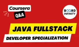 Java Full Stack Developer Specialization Coursera Answers