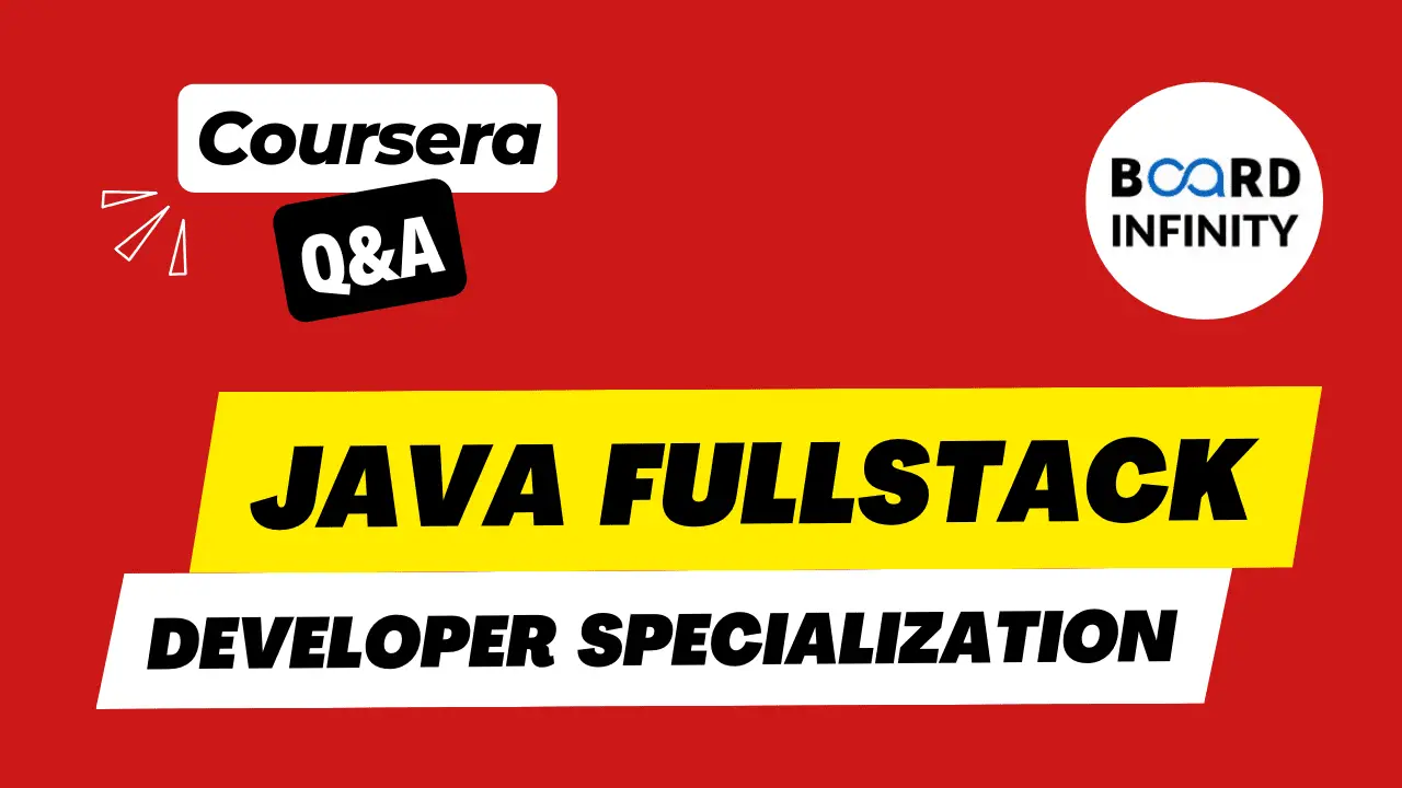 java full stack developer specialization coursera answers